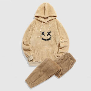 Survêtement polaire unisexe brodé personnalisé Vêtements de sport décontractés avec logo imprimé pour hommes et femmes en saison d'hiver - Product Image 1