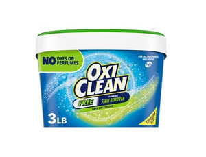 OxiClean Free Poudre Détachante Polyvalente 3 lb 101+ Usages Domestiques Booster de Lessive Nettoyant Multi-Surfaces Sans Danger pour les Couleurs Sans Chlore - Product Image 1