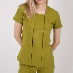 Conjuntos de Uniformes Médicos HAIDYS CONTINENTAL HC-4714 con Logotipo Personalizado, Manga Corta, 100% Algodón, Alta Calidad, para Mujer, Varios Colores, OEM, Hospital - Product Image 2