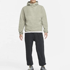 เสื้อฮู้ดผ้าฟลีซโอเวอร์ไซส์สำหรับผู้ชายเสื้อฮู้ดดี้แบบลำลองสไตล์สตรีท OEM - Product Image 3