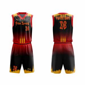 Uniforme de Baloncesto con Logotipo Personalizado, Diseño de Secado Rápido, Camiseta de Baloncesto para Hombre, Uniforme de Baloncesto de Poliéster para Hombre - Product Image 2