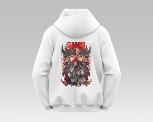 Sweat à capuche avec logo personnalisé pour hommes, coton mélangé épais en molleton, coupe surdimensionnée, streetwear urbain, fabricant OEM du Vietnam - Product Image 1