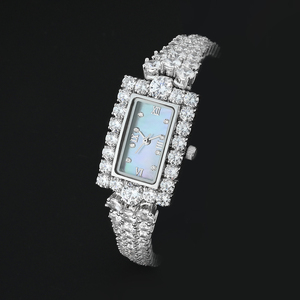 Reloj de Pulsera de Lujo para Mujer YD1008 con Logotipo Personalizado, Reloj de Joyería con Diamantes de Circonio para Mujer - Product Image 6