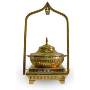 Rose Gold Ring Chafing Dish | Premium Stainless Steel Buffet <b>Food</b> <b>Warmer</b> for Hotel Catering & Banquet Use - Product Image 5