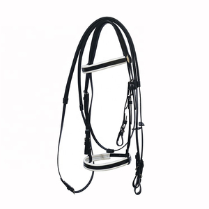 Brida Ecuestre de PU Innovadora para Caballos de Pakistán, Combinación de Brida Cruzada con Personalización Disponible, Modelo QHP-0684 de CALIDAD - Product Image 5