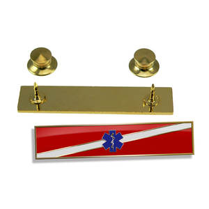 Vente en gros, épingle de récompense en métal plaqué or, support de barre coulissante de récompense - Product Image 5