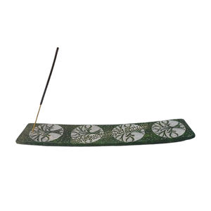 Plateau d'encens à l'anis étoilé de qualité supérieure Vente à chaud de porte-bâtons d'encens en stéatite à motif d'arbre pour parfum de bureau Meilleur - Product Image 2