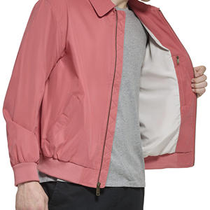 2025 nouvelle conception personnalisée toile col montant imperméable coupe-vent respirant haute qualité Bomber vestes pour hommes - Product Image 6