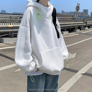 Hot Sale <b>Long</b> Line Winter Hoodie with Zipper Pocket Heavyweight Hoodies Ski Sherpa Fleece Hoodie Loose Oversized <b>Waterproof</b> - Product Image 2