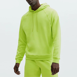 Survêtement en polaire unisexe, survêtement de sport uni 100% coton - Product Image 5