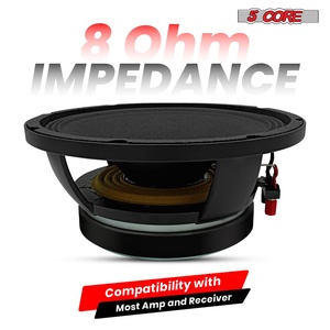 ลำโพงซับวูฟเฟอร์ 5 คอร์ 10 นิ้ว 300 วัตต์ RMS ฟูลเรนจ์ สำหรับงานเสียง PA ดีเจ ซับวูฟเฟอร์ 8 โอห์ม ไดรเวอร์เบสสำรอง - Product Image 4
