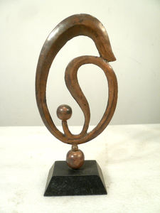 ชุดของตกแต่งภายในโต๊ะทำจากโลหะสีดำจำนวน3ชิ้นสำหรับตกแต่งโต๊ะในบ้าน - Product Image 4