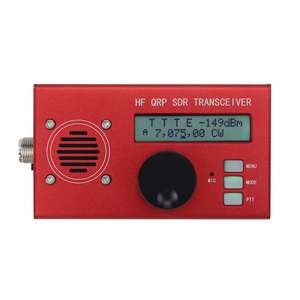 <strong>USDR</strong>/USDX HF QRP SDR Transceiver SSB/CW Transceiver 8-Band 5W Ham Radio Red Shell with Handheld Mic - Product Image 3