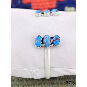 Southwest Handmade Golden Hills Turquoise & Sterling Silver Fashion Cuff Bracelet - Product Image 2