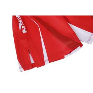 GREEN HILL 2023 Pantalones Cortos de MMA Rojos con Diseño Personalizado, Ropa Deportiva de Algodón Elástica para Entrenamiento de Boxeo, Técnica de Sublimación, Lavado - Product Image 2