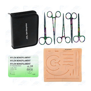 Medical Science Student Practice Suture <b>Kit</b> Minor Surgery Training <b>Kit</b> with <b>Suturing</b> Tools Suture <b>Kit</b> Medic Instrument - Product Image 1