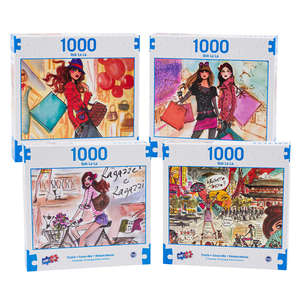 Ooh La La Collection de puzzles 1000 pièces 4 assortiments en un! - Product Image 1