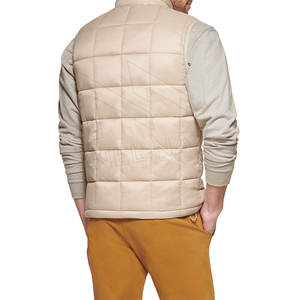 Veste sans manches en duvet d'hiver à la mode de qualité pour hommes Vestes sans manches en duvet - Product Image 3