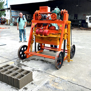 Bon service après-vente QMY4-45 Machine à fabriquer des blocs creux Machine à fabriquer des blocs de béton Machine à fabriquer des briques - Product Image 3