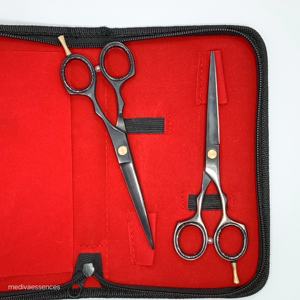 กรรไกรตัดผมสแตนเลสสีดำ - Product Image 2