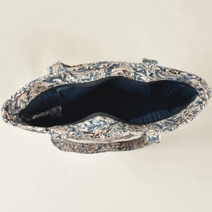 Sac fourre-tout en coton fait main pour femmes sac à bandoulière matelassé écologique réversible Jaipuri Design indien bloc imprimé sacs en toile - Product Image 4