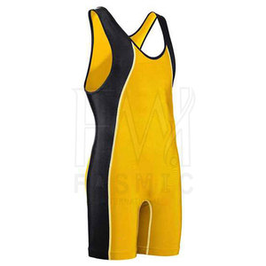 Trajes de Lucha Libre Ligeros y Elásticos para Hombres, para Prácticas Escolares y Partidos Deportivos, con Patrones Personalizados, 100% Poliéster, Personalizables - Product Image 2