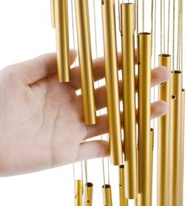 Nouveau design Carillons éoliens pour la maison Balcon Articles de décoration Cloches suspendues Vibrations positives Énergie Jardin Bureau Carillons éoliens en métal - Product Image 2