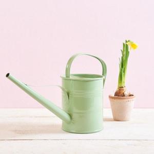 Bidon d'eau décoratif compact en métal galvanisé de style vintage pour le jardinage intérieur construction légère caractéristiques ergonomiques - Product Image 3