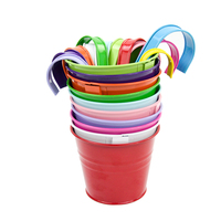 One99 Pot tanaman Mini, Pot bunga logam warna permen, besi sukulen, kait taman, desain kait Pot bunga logam, Mini kreatif