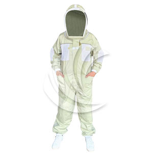 ชุดเลี้ยงผึ้งแบบกึ่งระบายอากาศคุณภาพดีที่สุด พร้อมผ้าคลุมหน้าแบบกลม ชุดคลุมแบบโปรโมชั่น พร้อมคุณสมบัติความปลอดภัยและการป้องกัน - Product Image 2