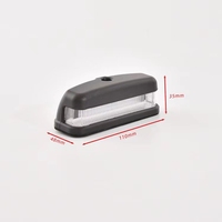 12 24V LED camion remorque plaque d'immatriculation lumière étanche e-mark approuvé feu de plaque d'immatriculation arrière pour véhicules lourds