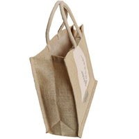 Grande trousse à maquillage en jute de qualité supérieure avec broderie et fermeture à glissière |   Organisateur de cosmétiques écologique pour femmes, sac de vente en gros en Inde