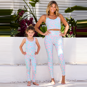 Fitness Sport Wear haut et legging enfants survêtement soutien-gorge de sport et Leggings actifs débardeur Gym Yoga ensembles Fitness femmes - Product Image 5