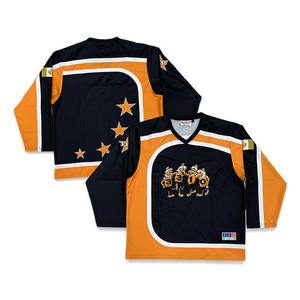 Conjunto de Jersey de Hockey sobre Hielo Reversible Personalizado, Ropa Deportiva de Poliéster para Adultos con Nombre del Equipo Impreso, Jersey de Fútbol para Adultos - Product Image 1