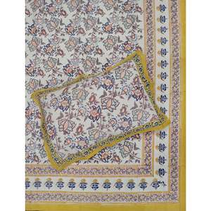 Classic Floral <b>Pattern</b> Percale Cotton Double Bedsheet Pillow Covers 3pcs Set Comfortable <b>Fitted</b> <b>Sheets</b> for Home Use 90 108 - Product Image 1