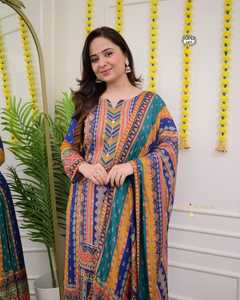 Ropa tradicional india y pakistaní Shalwar Kameez, tallas S a 10XL, hecha de modal y viscosa - Product Image 6