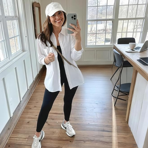 Leggings de yoga taille haute pour femmes | Pantalon d'entraînement de contrôle du ventre avec poches, tissu extensible dans les 4 sens et non transparent - Product Image 2