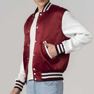 Veste universitaire de haute qualité, broderie personnalisée du logo, veste de baseball pour hommes, veste bomber d'hiver pour l'extérieur - Product Image 2