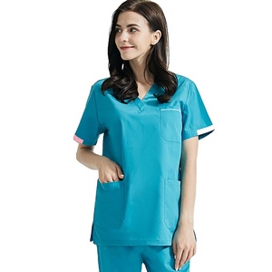 Conjunto DE CUIDADO DE MUJER transpirable de alta calidad, Pantalones rectos, uniforme de hospital alto, uniforme de enfermera de cuidado bonito - Product Image 3