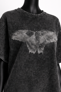 Camiseta Oversize para Mujer con Lavado Ácido, Estampado Gráfico, Algodón Grueso, Estilo Vintage |   OEM ODM Personalizado al por Mayor - Product Image 3