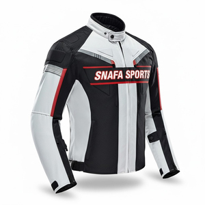 Blouson en cuir pour moto pour homme, design le plus récent, haute qualité, sur mesure, blouson de course en cuir pour moto pour homme - Product Image 4