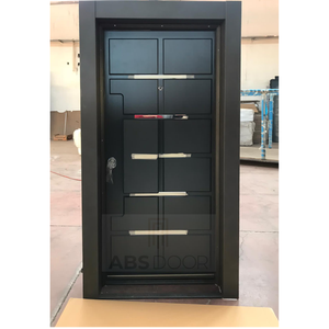 Puerta de Seguridad de Acero ABSDOOR, Estilo Turco Moderno de Lujo, con Relieve, para Entrada de Apartamentos y Hoteles, Aislamiento Térmico Interior, Turquía - Product Image 6