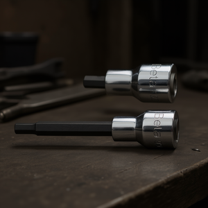 Chiavi a Bussola Esagonali Cromate da 1/2 Pollice con Inserti Lucidati - Product Image 3