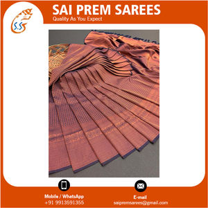 Saris de seda Kuber Pattu Softy de calidad superior para mujer, ropa de fiesta de boda; ropa india de moda para adultos, ocasiones especiales - Product Image 6