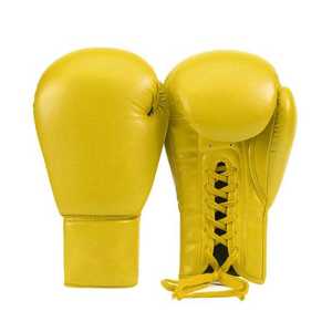 Gants de boxe en cuir PU personnalisés, respirants, à lacets, vente en gros, logo personnalisé pour l'entraînement en plein air des jeunes - Product Image 1