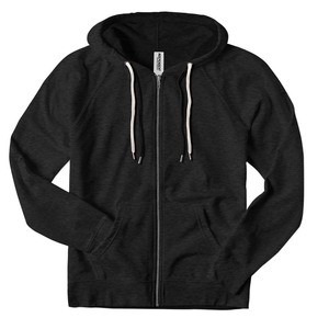 Sweat à capuche unisexe Bella & Canvas pour homme, 3739, en polaire polycoton, fermeture éclair intégrale - Product Image 3