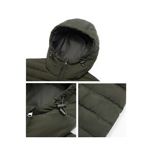Pakistan Factory Made Puffer Jacket Windbreaker Wholesale <b>Body</b> <b>Warmer</b> Outdoor Puffer Custom Logo Long Sleeve Jackets Men - Product Image 4