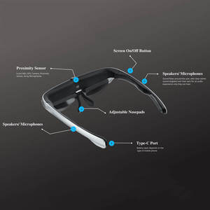 Gafas <span class=keywords><strong>Rokid</strong></span> <span class=keywords><strong>Air</strong></span> AR, Gafas de Realidad Aumentada, Auriculares Inteligentes para Visualización de Video - Product Image 3