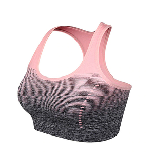 Sujetador deportivo de mujer reversible de moda de tendencia de calidad superior con diseño popular de tasa de fábrica de color personalizado - Product Image 3