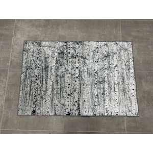 Tapis Paysage Forêt de Bouleaux : Tapis d'appoint antidérapant, Tapis imprimé, Tapis doux non tissé - Product Image 1